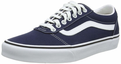 Picture of Vans Men''s Ward Low-Top Sneakers, (Canvas) Dress Blues/White Jy3, 7.5 UK 7.5 UK - Size: 8.5