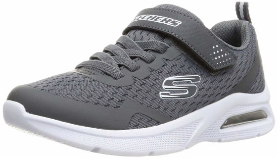 Picture of Skechers Kids Boy's MICROSPEC MAX Sneaker, Charcoal, 10.5 Little Kid - Size: 10.5 Little Kid