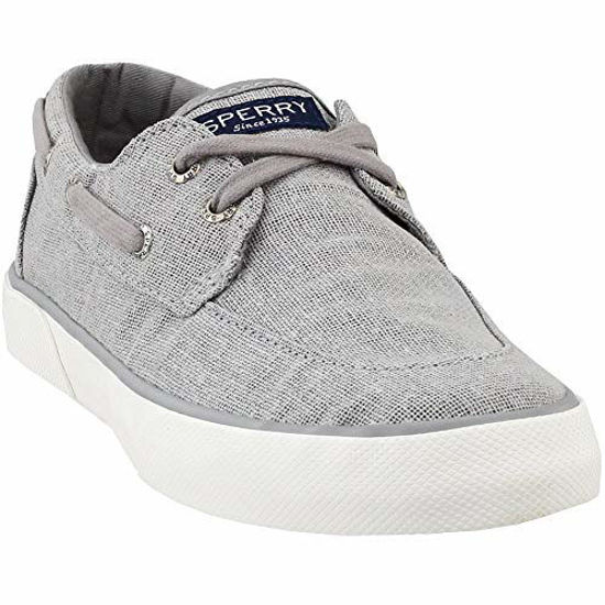 Picture of Sperry Pier Boat Sparkle Canvas Silver 7 - Size: 7