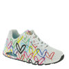 Picture of Skechers Street Uno Goldcrown Womens Sneaker 95 CD US WhiteHeartGraffiti - Size: 9.5 Wide