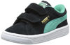 Picture of PUMA Suede Classic 2-Strap Sneaker, Black/Electric Green/Gold, 9 M US Toddler - Size: 9 Infant