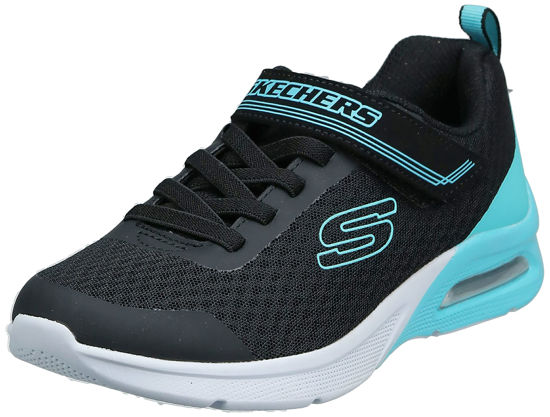 Picture of Skechers Kids Girls MICROSPEC MAX, Black, 4 Big Kid - Size: 4 Big Kid