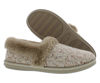 Picture of Skechers Cozy Campfire Lazy Sundaze Slip On Womens Shoes Size 6, Color: Taupe/Multi-Colored - Size: 6