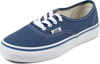 Picture of Vans Kids Unisex Authentic Shoes, Size 1, Color (NWD) Navy/True White - Size: 1 Little Kid