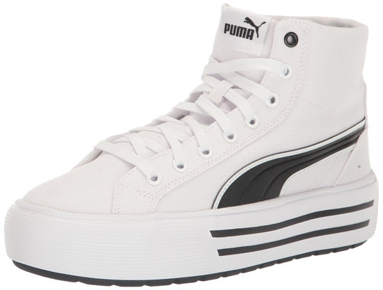 Picture of PUMA Women's KAIA 2.0 MID Sneaker, Puma White-Puma Black, 7 - Size: 7