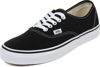 Picture of Vans Authentic Classic, Unisex Adult Low Top Lace-up Trainers, Black (Black/White), 12 UK (47 EU) - Size: 13