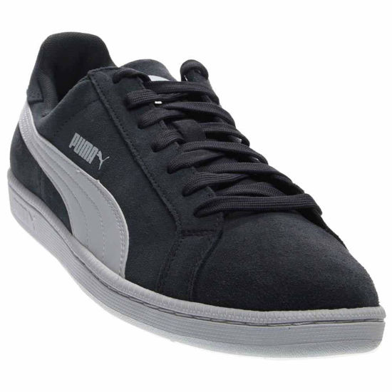 Picture of PUMA Mens Smash Leather Classic Sneaker (9 D(M) US, New Navy / White) - Size: 9