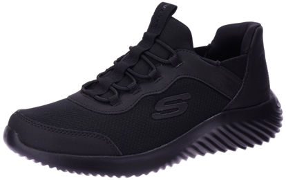 Picture of Skechers Boy's Bounder-Brisk-Burst Sneaker, Black/Black, 1 Little Kid - Size: 1 Little Kid