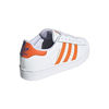 Picture of adidas Originals unisex child Superstar Sneaker, White/Blue/Gold Metallic, 1 Little Kid US - Size: 1 Little Kid