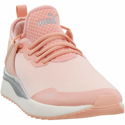 Picture of PUMA Women's Pacer Next Cage Sneaker, Peach Bud Silver, 10 M US - Size: 10