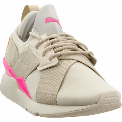 Picture of PUMA Women's Muse Chase Sneaker, Birch-Knockout Pink, 7 M US - Size: 7