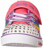 Picture of Skechers girls Lighted Twinkle Toes Sneaker, Pink/Multi, 7 Toddler US - Size: 7 Toddler