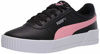 Picture of PUMA Unisex-Child Carina Leather Sneaker Black-Peony, 5.5Big Kid - Size: 5.5 Big Kid