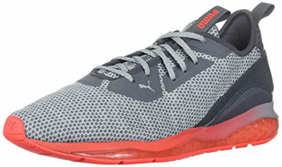 Picture of PUMA Men's Cell Descend Sneaker, Iron gate-Quarry-Shocking Orange-red Blast, 10.5 M US - Size: 10.5