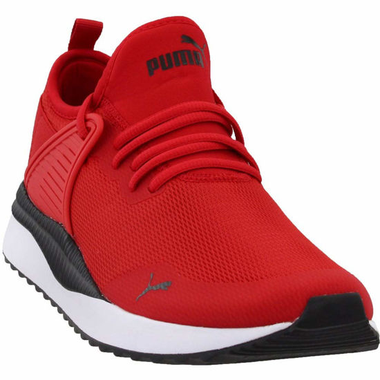 Picture of PUMA Men's Pacer Next Cage Sneaker, high Risk red Black, 14 M US - Size: 14