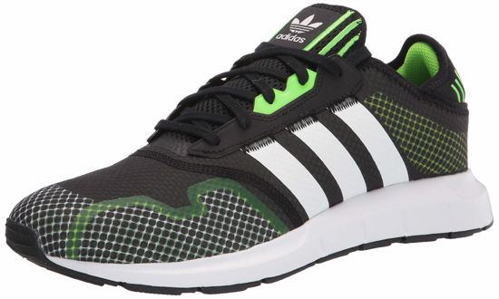 Picture of adidas Originals mens Swift Run X Black/White/Solar Green 7 - Size: 7