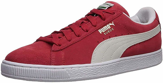 Picture of PUMA Suede Classic High Risk Red/White Men's 4.5, Women's 6 Medium - Size: Medium