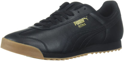 Picture of PUMA Roma Basic, Black-teamgold, 5 - Size: 5