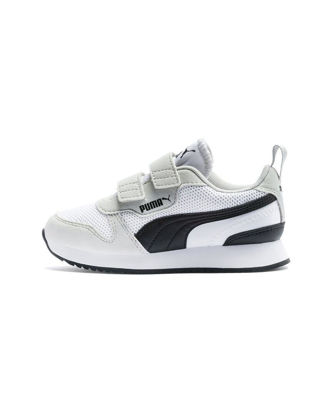 Picture of PUMA R78 V PS (Little Kid) Puma White/Gray Violet/Puma Black 3.5 Little Kid M - Size: 3.5 Big Kid