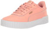 Picture of PUMA Womens Carina 2.0 Sneaker, Poppy Pink-PUMA Womens Gold-Matte PUMA Womens Gold-PUMA Womens White, 7.5 - Size: 7.5