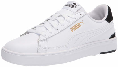 Picture of PUMA Men's Serve Pro Sneaker, White-White-Team Gold-Black, 7.5 - Size: 7.5