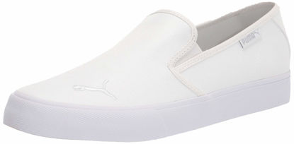 Picture of PUMA womens Bari Slip on Sneaker, White, 7.5 US - Size: 7.5