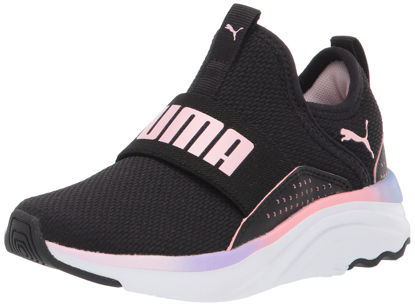 Picture of PUMA SOFTRIDE Sophia Slip On Sneaker, Black-Pink -lady, 6 US Unisex Big Kid - Size: 6 Big Kid