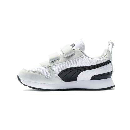 Picture of PUMA R78 V PS (Little Kid) Puma White/Gray Violet/Puma Black 1 Little Kid M - Size: 1 Little Kid