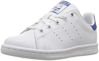 Picture of adidas Originals Unisex-Child Stan Smith Sneaker, White/White/EQT Blue, 12K - Size: 12 Little Kid