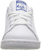 Picture of adidas Originals Unisex-Child Stan Smith Sneaker, White/White/EQT Blue, 12K - Size: 12 Little Kid