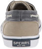 Picture of Sperry Men's Bahama II Boat Washed Sneaker, Taupe/Navy, 10.5 D(M) US - Size: 10.5