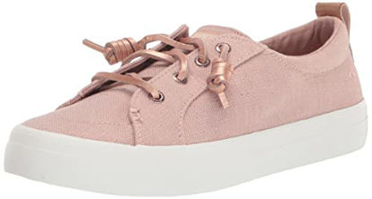 Picture of Sperry Women's Crest Vibe Sneaker, Rose Linen, 9 - Size: 9