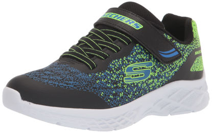 Picture of SKECHERS KIDS Microspec 2.0 (Little Kid/Big Kid) Black/Blue/Lime 11.5 Little Kid M - Size: 11.5 Little Kid