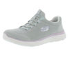 Picture of Skechers Summits Cool Classic Wide Womens Shoes Size 11, Color: Light Grey/Lavender - Size: 11 Wide