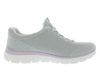 Picture of Skechers Summits Cool Classic Wide Womens Shoes Size 11, Color: Light Grey/Lavender - Size: 11 Wide