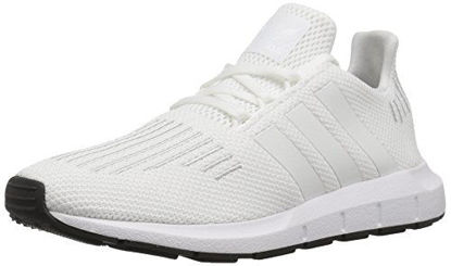 Picture of adidas Originals Boys' Swift C Running Shoe, White/Crystal White/Black, 3 Medium US Little Kid - Size: 3 Little Kid