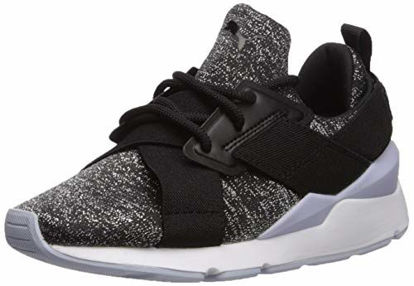 Picture of PUMA Women's Muse Sneaker, BlackHeather, 6 M US Big Kid - Size: 6 Big Kid