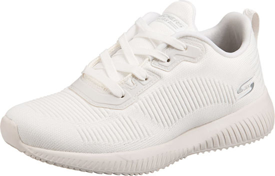 Picture of Skechers Bobs Bobs Squad Tough Talk Womens Sneaker 8 2AN US White - Size: 8 Narrow