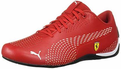 Picture of PUMA Ferrari Drift CAT 5 Ultra Sneaker, Rosso Corsa White, 11.5 M US - Size: 11.5