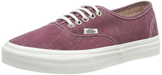 Picture of Vans Unisex Authentic Slim Casual Shoe-Stripes Washed/Tawny Port-7-Women/5.5-Men - Size: 7 M US Women / 5.5 M US Men