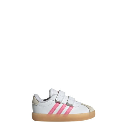 Picture of adidas Kids Vl Court 3.0 Sneaker, White/Bliss Pink/Alumina, 7.5 US Unisex toddler - Size: 7.5 Toddler