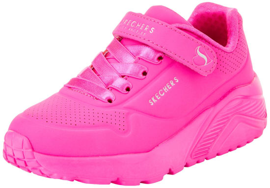 Picture of Skechers Girls Uno Lite Sneaker, Hot Pink, 13 Little Kid - Size: 13 Little Kid