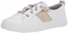 Picture of Sperry womens Crest Vibe Sneaker, White/Gold, 11 US - Size: 11