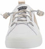 Picture of Sperry womens Crest Vibe Sneaker, White/Gold, 11 US - Size: 11