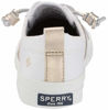 Picture of Sperry womens Crest Vibe Sneaker, White/Gold, 11 US - Size: 11