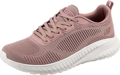 Picture of Skechers womens Sport - Squad Chaos - Face Off, Blush, 6 Wide - Size: 6 Wide