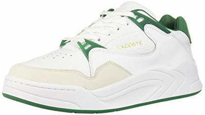 Picture of Lacoste Men's Court SLAM Shoe, White/Green, 11.5 Medium US - Size: 11.5