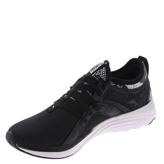 Picture of PUMA Softride Sophia Snake Womens Sneaker 11 BM US BlackMetallic Silver - Size: 11