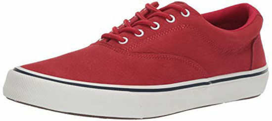 Picture of Sperry Mens Striper II CVO Washable Sneaker, Red, 8 - Size: 8