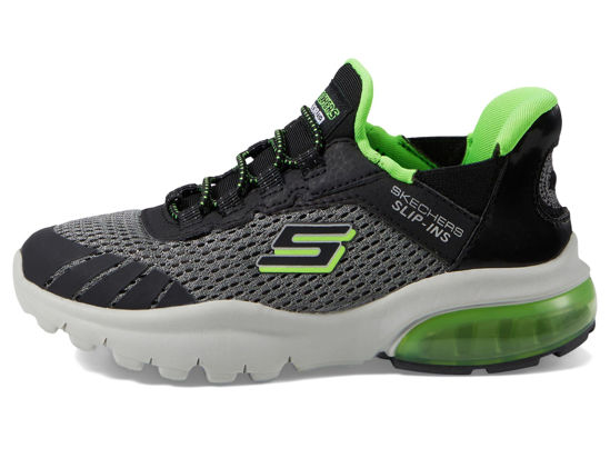 Picture of Skechers Boy's Razor Air-Hyper-Brisk Sneaker, Charcoal/Black, 10.5 Little Kid - Size: 10.5 Little Kid